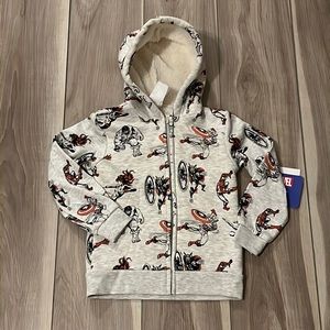 Boys Marvel Zip Up Jacket